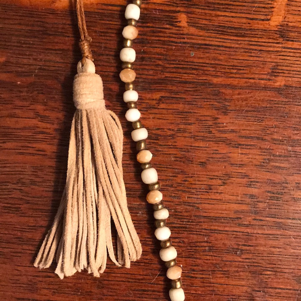 Stone Gold Dipped Shell Necklace - image 4